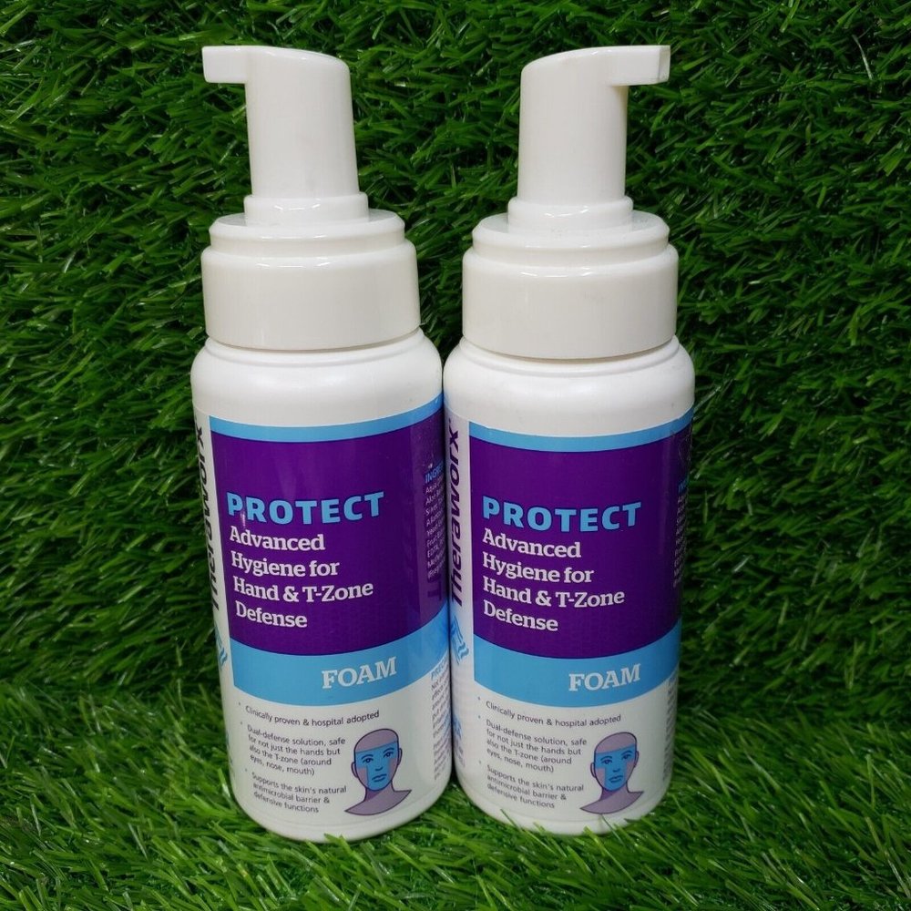 2x Theraworx Protect Advanced Hygiene and Barrier System Foam - Exp 11/23